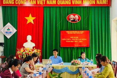 HỘI NGHỊ VIÊN CHỨC VÀ NGƯỜI LAO ĐỘNG  NĂM HỌC 2024 -2025