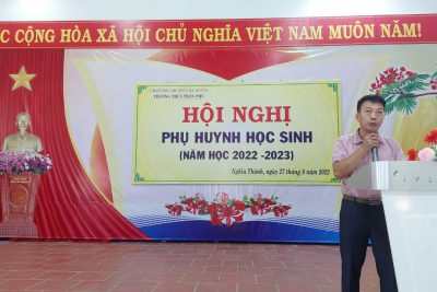 HOI NGHI PHỤ HUYNH HỌC SINH NĂM HỌC 2022 – 2023