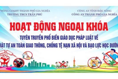 HOẠT ĐỘNG NGOẠI KHÓA TUYÊN TRUYỀN PHỔ BIẾN GIÁO DỤC PHÁP LUẬT VỀ TRẬT TỰ AN TOÀN GIAO THÔNG, PHÒNG CHỐNG TỆ NẠN XÃ HỘI  VÀ BẠO LỰC HỌC ĐƯỜNG NĂM HỌC 2024-2025