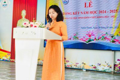 TRƯỜNG THCS TRẦN PHÚ TỔ CHỨC LỄ TỔNG KẾT NĂM HỌC 2024 – 2025 VÀ CHIA TAY HỌC SINH LỚP 9 NIÊN KHÓA 2021-2025